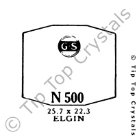 GS N500 Watch Crystal