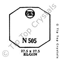 GS N505 Watch Crystal