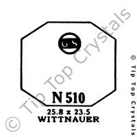 GS N510 Watch Crystal