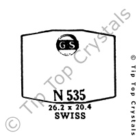 GS N535 Watch Crystal