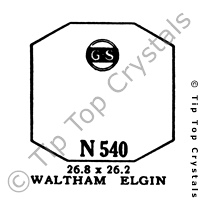 GS N540 Watch Crystal