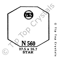 GS N560 Watch Crystal