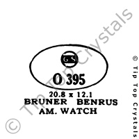 GS O395 Watch Crystal