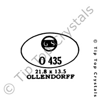 GS O435 Watch Crystal