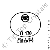 GS O470 Watch Crystal