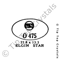 GS O475 Watch Crystal