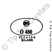 GS O480 Watch Crystal