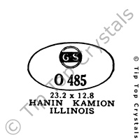 GS O485 Watch Crystal