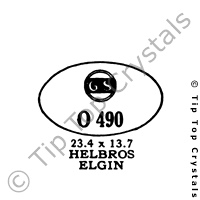 GS O490 Watch Crystal