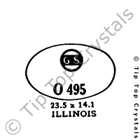 GS O495 Watch Crystal