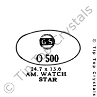 GS O500 Watch Crystal