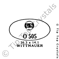 GS O505 Watch Crystal