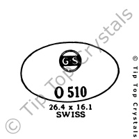 GS O510 Watch Crystal