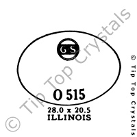 GS O515 Watch Crystal