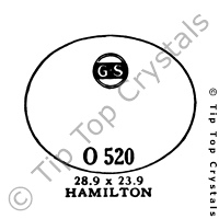 GS O520 Watch Crystal