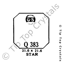 GS Q383 Watch Crystal