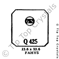 GS Q425 Watch Crystal