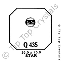 GS Q435 Watch Crystal