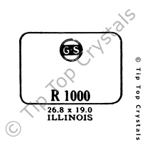 GS R1000 Watch Crystal