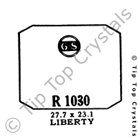 GS R1030 Watch Crystal