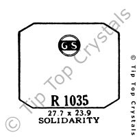 GS R1035 Watch Crystal