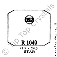 GS R1040 Watch Crystal