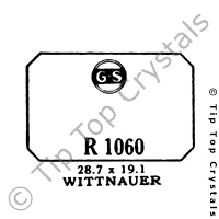 GS R1060 Watch Crystal