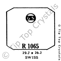 GS R1065 Watch Crystal