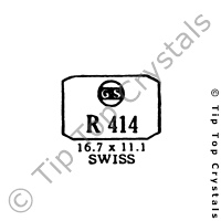 GS R414 Watch Crystal