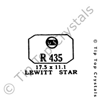 GS R435 Watch Crystal