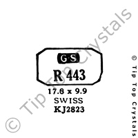 GS R443 Watch Crystal