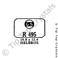 GS R495 Watch Crystal