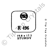 GS R496 Watch Crystal