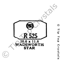 GS R525 Watch Crystal