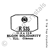 GS R535 Watch Crystal