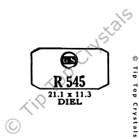 GS R545 Watch Crystal