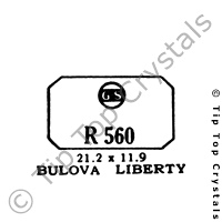 GS R560 Watch Crystal