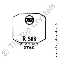 GS R568 Watch Crystal