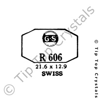 GS R606 Watch Crystal