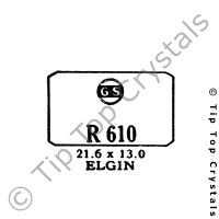 GS R610 Watch Crystal