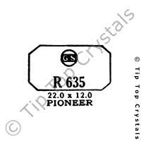 GS R635 Watch Crystal