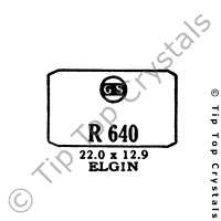 GS R640 Watch Crystal