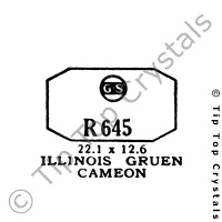 GS R645 Watch Crystal