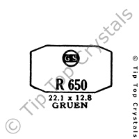 GS R650 Watch Crystal