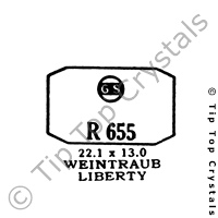 GS R655 Watch Crystal