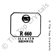 GS R660 Watch Crystal