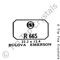 GS R665 Watch Crystal