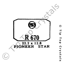 GS R670 Watch Crystal