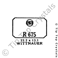 GS R675 Watch Crystal