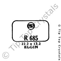 GS R685 Watch Crystal